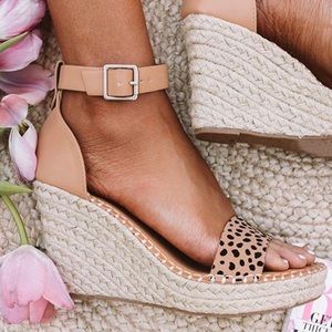 Cheetah print Wedges